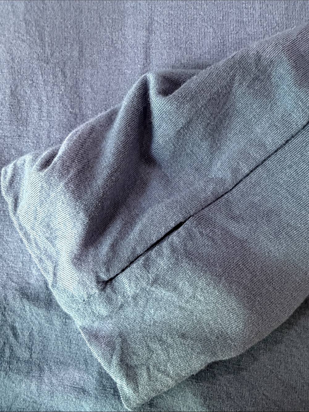 aerie Women's Long-Sleeve Shirt Tee Blue Thumbholes American Eagle AE M - Picture 3 of 3